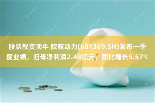 股票配资顶牛 陕鼓动力(601369.SH)发布一季度业绩，归母净利润2.48亿元，同比增长5.57%